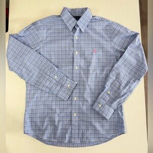 Polo Ralph Lauren Light Blue Plaid Button-Down Shirt